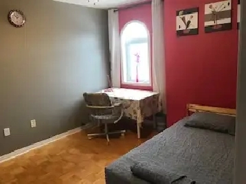 Cute furnished room for rent  . Tel 416-7217591