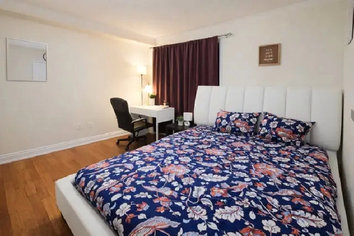 Furnished 1Bdrm. Apt At Ground- Cozy Private Place 1650 only