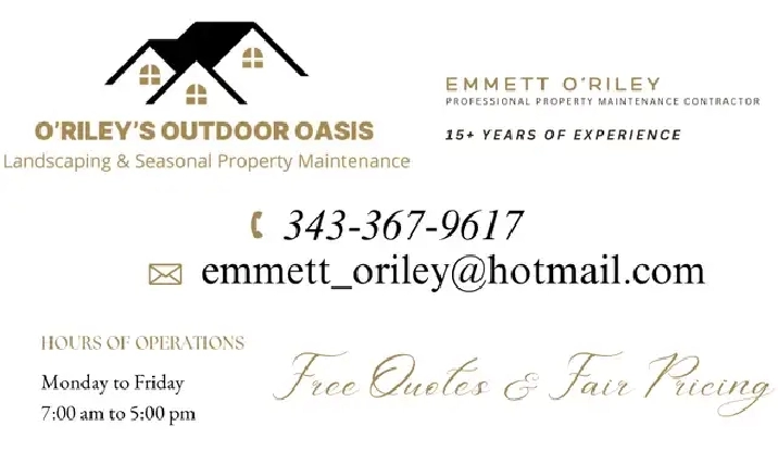 Landscaping Services in Exchange for Rental Accommodation