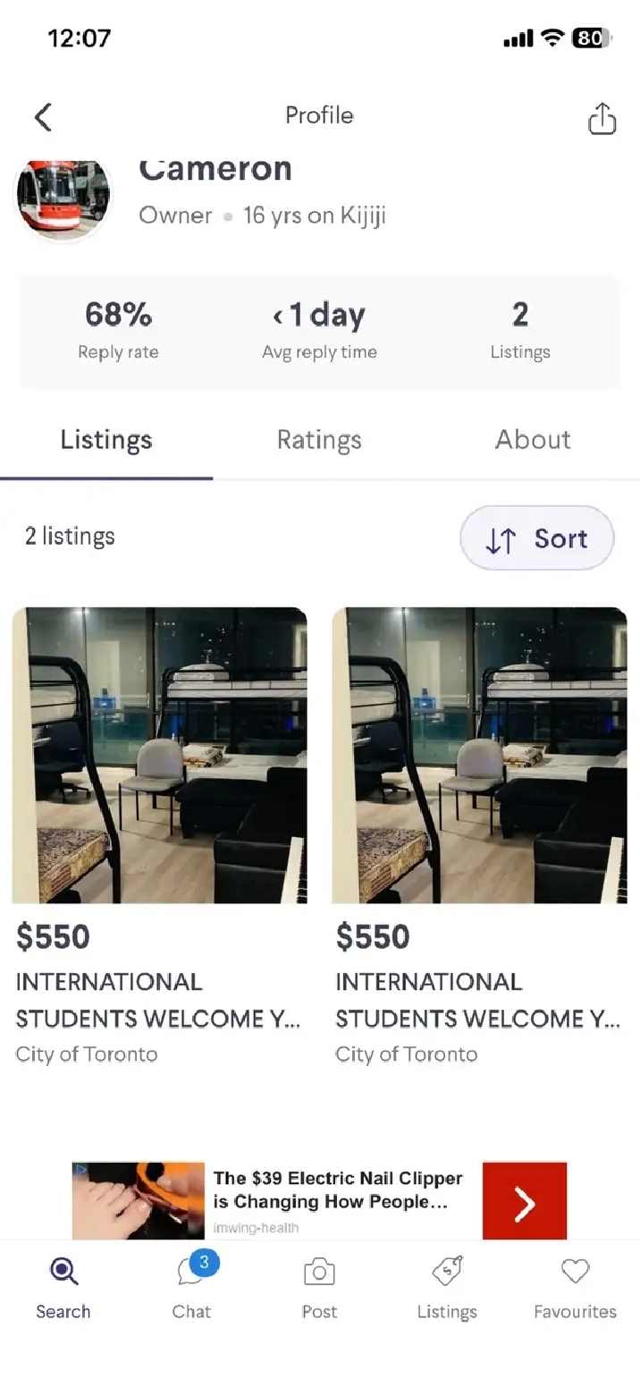 beware rental scam at 500 duplex