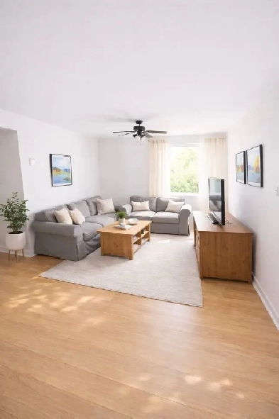 5 1/2 spacieux et beau triplex nord