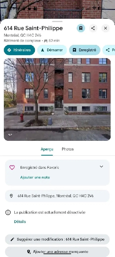 Condo for rent in St-Henri(Montreal)