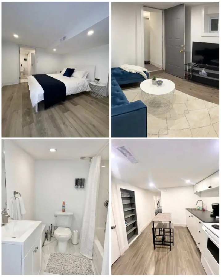 Oshawa Walk Out 1 Bedroom Basement - Furnished