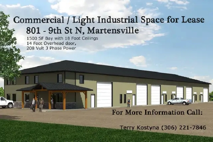 1500 SF Light Industrial Space Martensville