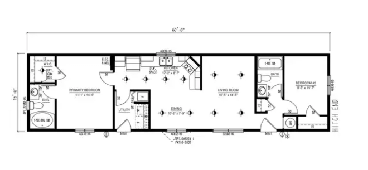 Mobile Home 1994 Triple E To Be Moved