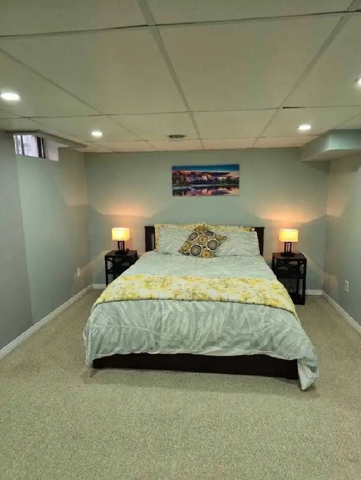 FULLY FURNISHED 2 bedroom basement available from May 1st