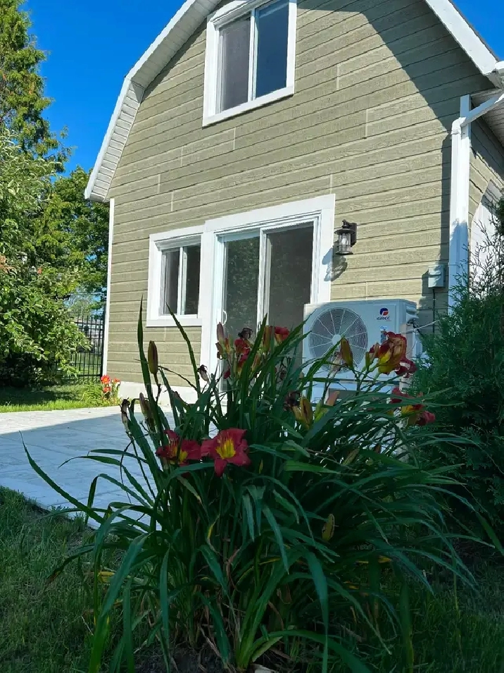 Mini-maison à louer à Verchères bord du fleuve