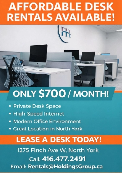 Professional Desk Space for Rent