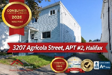 HFX Peninsula Upper Flat/2bed den/1bath/Heat-pump - VIDEO TOUR!