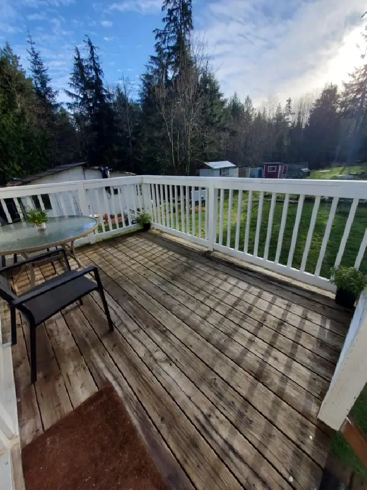 Semi-Furnished 1 Bed/1 Bath Carriage house in SOOKE BC
