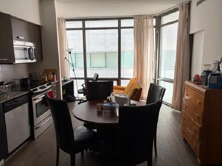 Furnished 1 bed   private bath in 2B/2B Toronto apartment