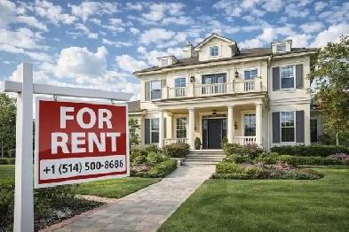 Bright beautiful new 5 1/2  3 bdr apartment for rent