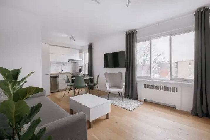 Loft entièrement meublé à louer Sainte-Foy / Sillery septembre 2