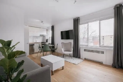 Loft entièrement meublé à louer Sainte-Foy / Sillery septembre 2