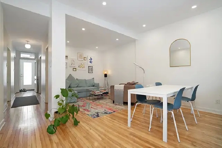 Grand RDC 3 chambres avec Jardin - Métro Beaubien