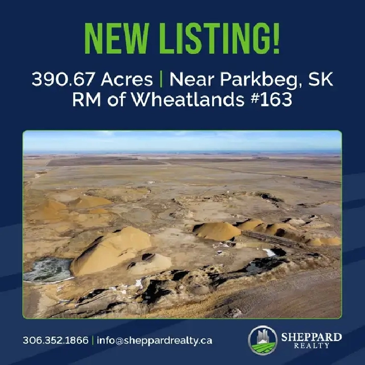 390.67 Acres   Aggregate Deposits | Near Parkbeg, SK