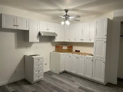 Superbe logement 3 1/2 demi sous-sol rénové Juillet