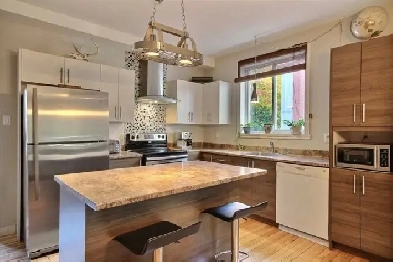 Superbe grand 3 1/2, style condo, CLÉ EN MAIN Juillet