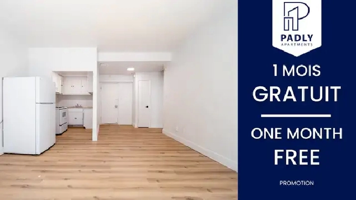 1 MOIS GRATUIT - 3 1/2 et 4 1/2 Côte-des-Neiges Frigo, poêle inc