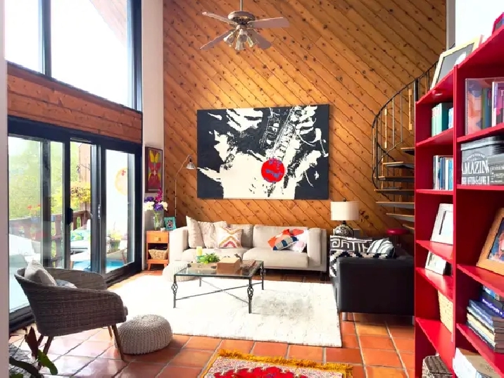 Saint-Sauveur, Magnifique Condo meublé à louer pour la saison d’