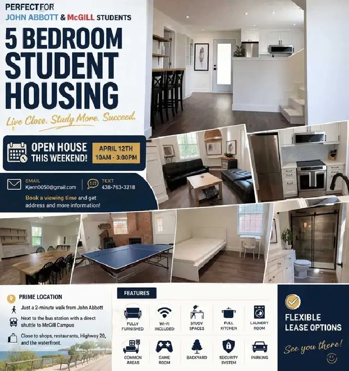 Student Housing Available