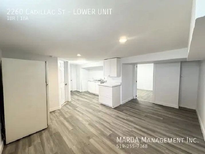 NEWLY RENOVATED 1 BED/1 BATH LOWER UNIT EAST   20% OF UTILITIES