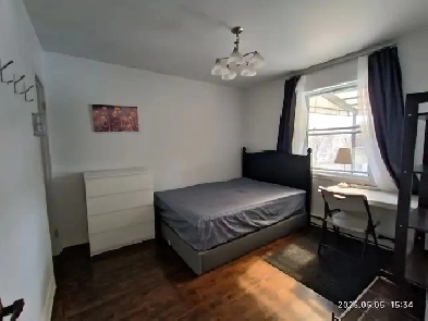 Big room for short term rental, Close metro Monk, All included.