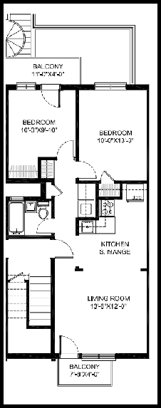 4 1/2 Apartment near Metro Station