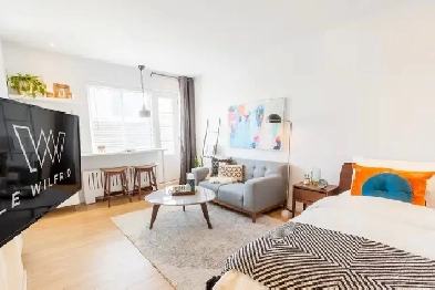 Superbe Studio Meublé au Cœur du Plateau Métro Laurier