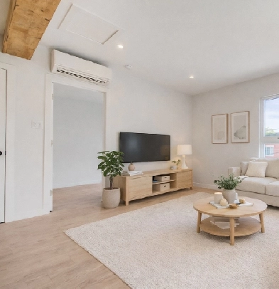 3 ½  - Private Terrace - 5 min to YUL - Pet - A/C unit-Internet