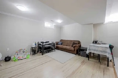 Clean and spacious basement apartment available
