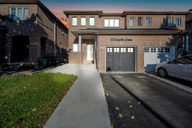 3 Bedroom 2 Washroom House For Rent -Chinguacousy and Sandalwood