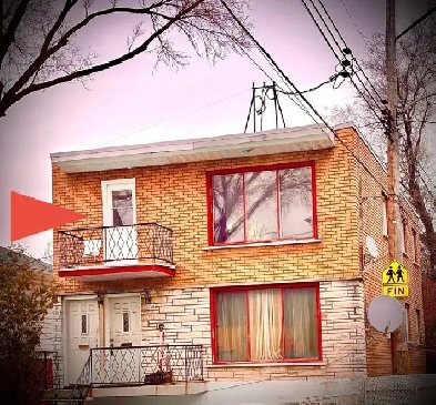 À louer  trèsbeau & Grand 5 ½ avec 3 chambres en face d’un parc