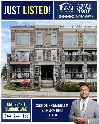 Modern Premium Corner Unit 2BR/2WR Condo Townhouse