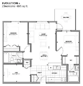 2-Bed 2-Bath Den Condo in Rutherford with Excellent Floor Plan