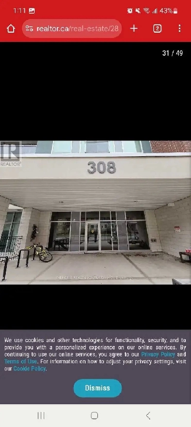 308 lester st.#416 waterloo for rent at May-August
