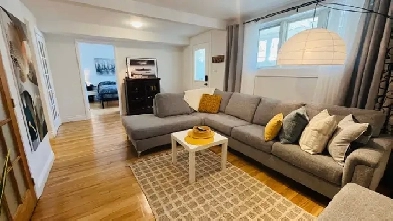 Logement 4 1/2  demi-meublé