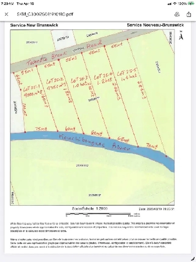 3 Waterfront lots for sale in Kouchibouguac on the River