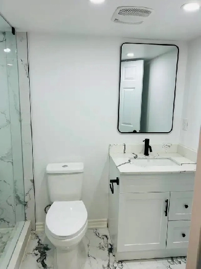 1 Bedroom, 1 Bathroom basement apartment