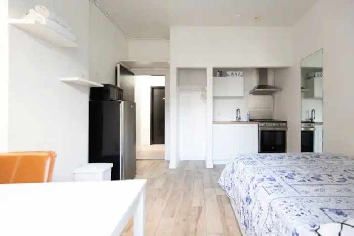 Furnished Studio Downtown