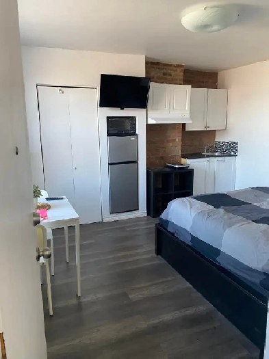 Métro Berri studio meublé 1er mai 2026