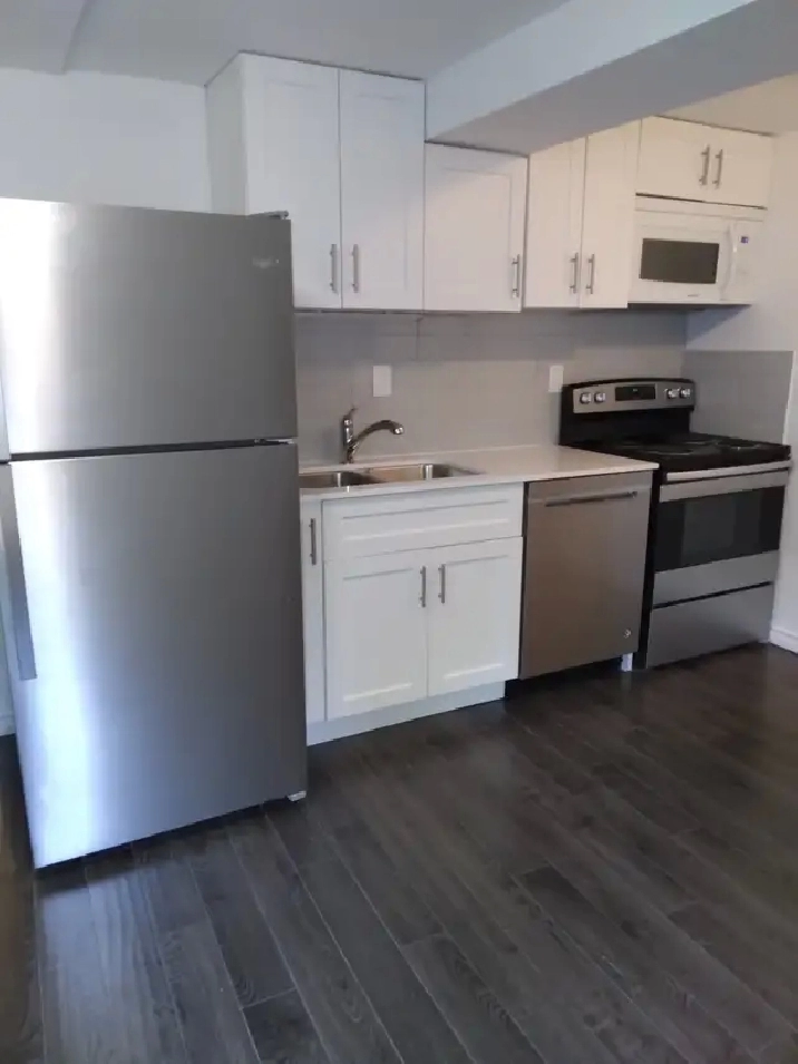 RENOVATED 1BDR - KEELE & EGLINTON -LAUNDRY, DISHWASHER,BACKYARD