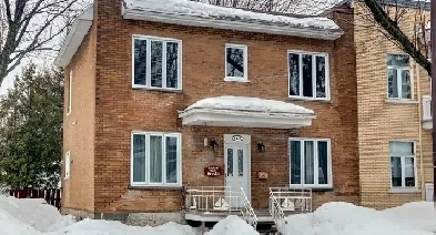 Grande maison meublée avec terrain à louer – Limoilou (Lairet)