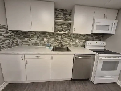 Luxury 1 Br Bsmt Apt Whites/Finch