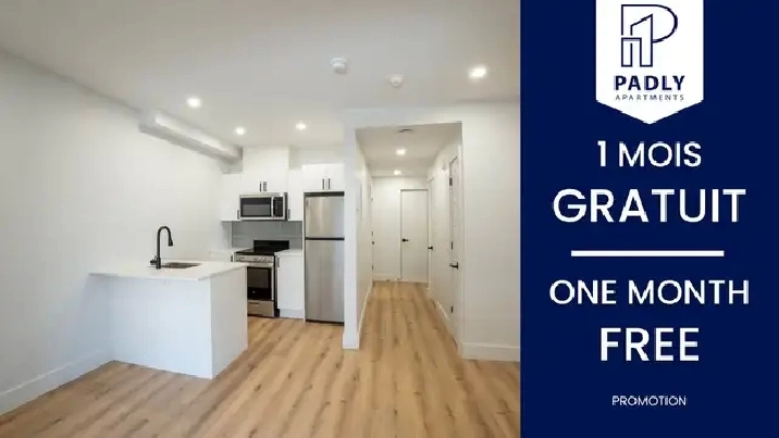 1 MOIS GRATUIT ! Studios rénovés - Occ. Immédiate - HOMA
