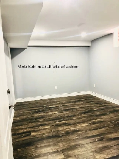LEGAL BASEMENT WITH ONE MASTER BAEDEOOM AVAILABLE IMMEDIATELY