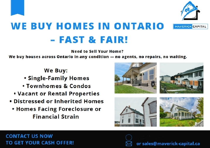 We buy houses for cash!!