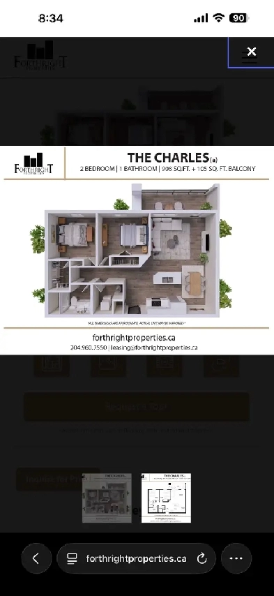 2 Bedroom apartment for rent