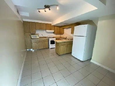 One bedroom plus den basement apartment for rent for $1,700.00