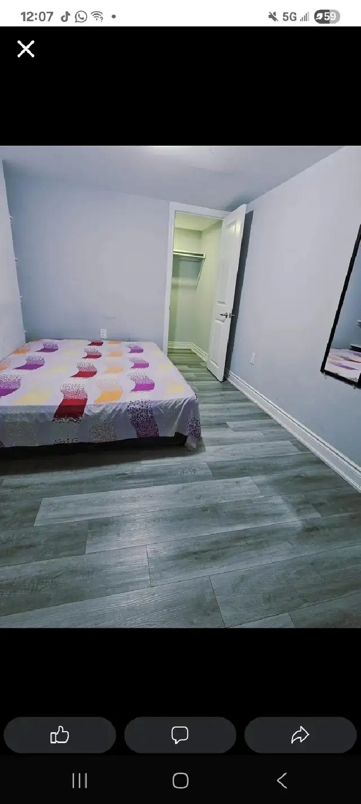 Room available for couple or girls